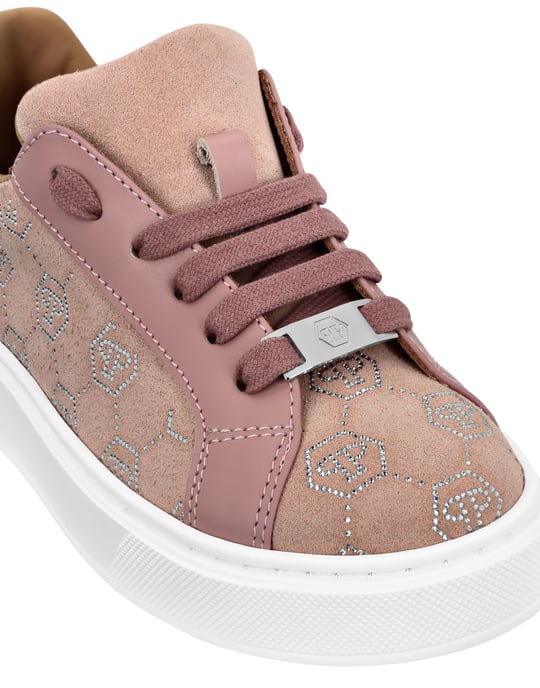 Suede Lo-Top Sneakers Monogram Strass - Image 3