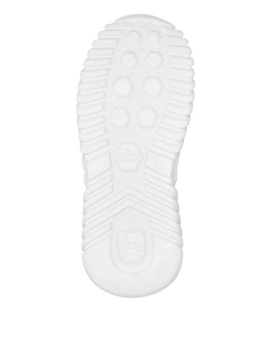 Leather Lo-Top Sneakers Hexagon Insert Sole And Plein - Image 3