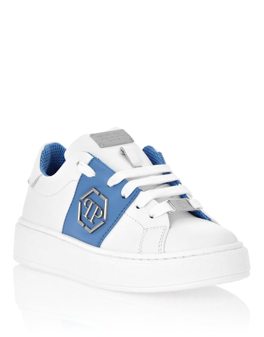 Leather Lo-Top Sneakers Hexagon - Image 1