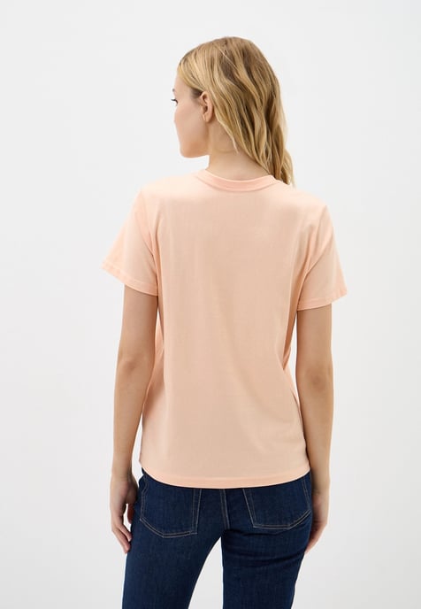 Wrangler – T-Shirt – Hellpfirsich - Image 2