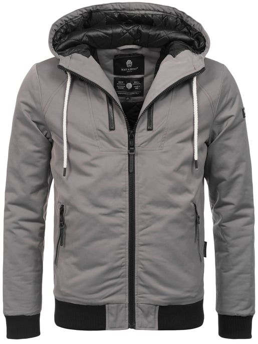 Navahoo Herren Jacke B623 – Stylische Übergangsjacke mit Fleece-Taschen & Wasserabweisendem Material - Image 2