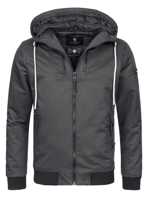 Navahoo Herren Jacke B623 – Stylische Übergangsjacke mit Fleece-Taschen & Wasserabweisendem Material - Image 2