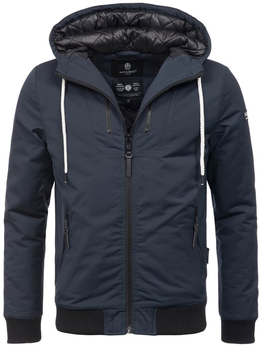 Navahoo Herren Jacke B623 – Stylische Übergangsjacke mit Fleece-Taschen & Wasserabweisendem Material - Image 2
