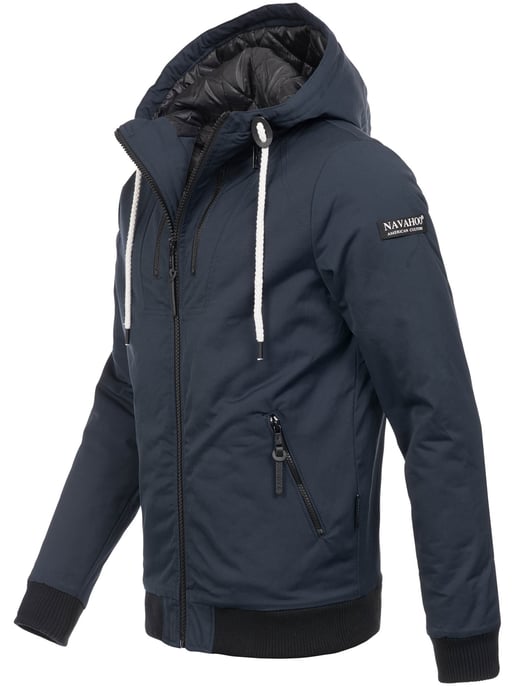 Navahoo Herren Jacke B623 – Stylische Übergangsjacke mit Fleece-Taschen & Wasserabweisendem Material - Image 3