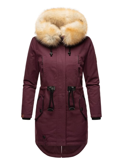 Navahoo Damen Winterjacke Bombi – Premium Kollektion mit Abnehmbarem Kunstfellkragen - Image 2