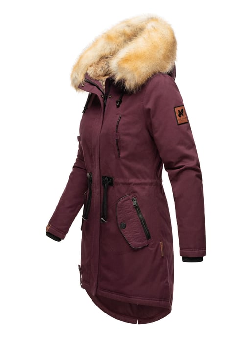 Navahoo Damen Winterjacke Bombi – Premium Kollektion mit Abnehmbarem Kunstfellkragen - Image 3