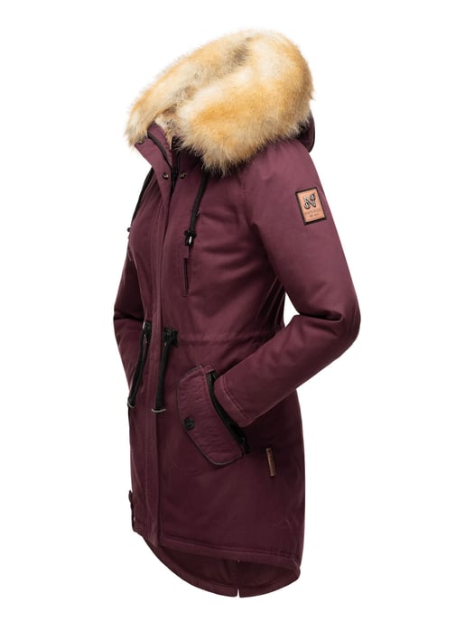 Navahoo Damen Winterjacke Bombi – Premium Kollektion mit Abnehmbarem Kunstfellkragen - Image 4