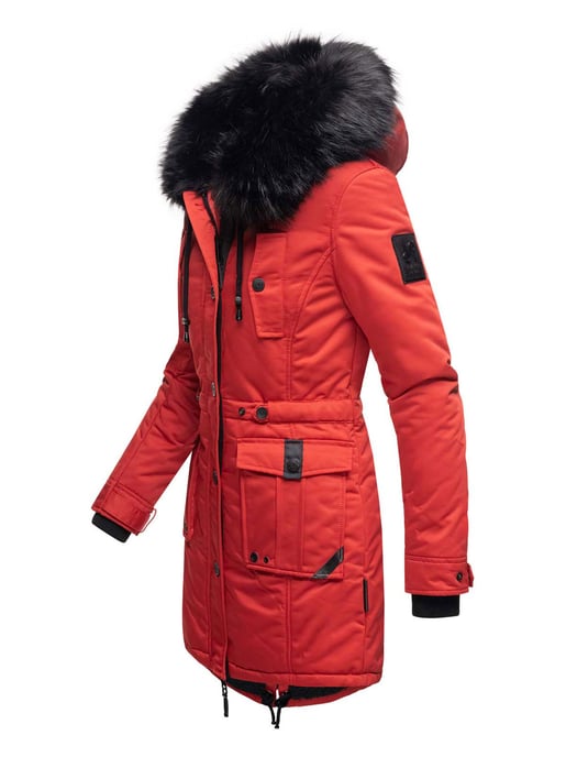 Navahoo Damen Winterjacke Luluna-Princess – Warm, Stylisch & Mit Teddyfell und Kunstfellkragen - Image 2