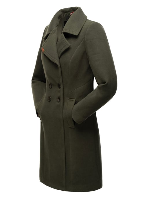 Navahoo Damen Trenchcoat Wooly – Premium Wintermantel mit Eleganter Passform - Image 4