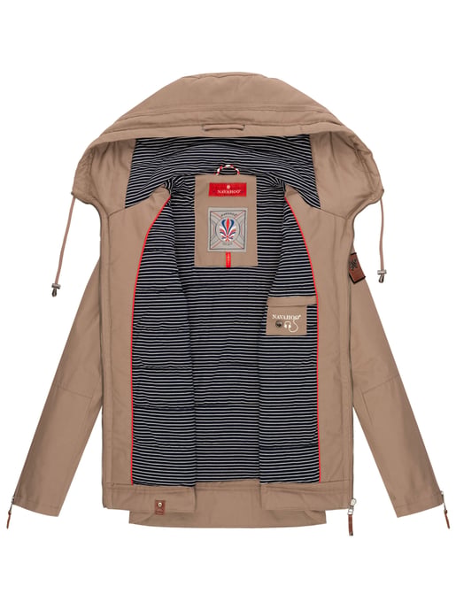 Navahoo Damen Übergangsjacke Wekoo – Leichte Baumwolljacke mit Kapuze - Image 6