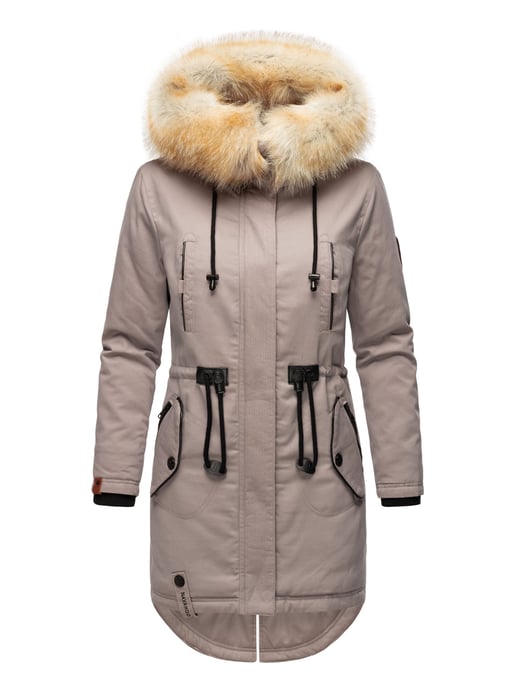 Navahoo Damen Winterjacke Bombi – Premium Kollektion mit Abnehmbarem Kunstfellkragen - Image 2