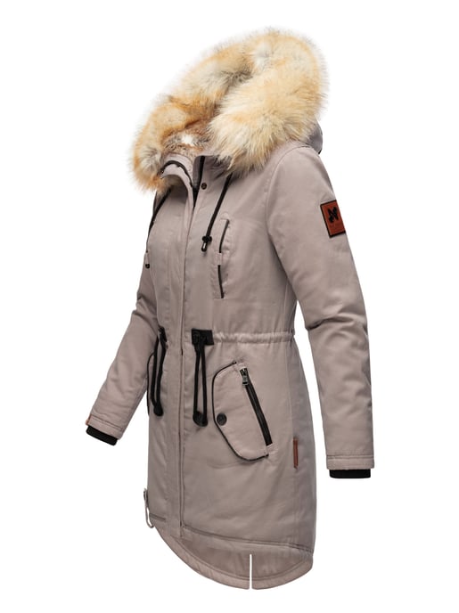 Navahoo Damen Winterjacke Bombi – Premium Kollektion mit Abnehmbarem Kunstfellkragen - Image 3