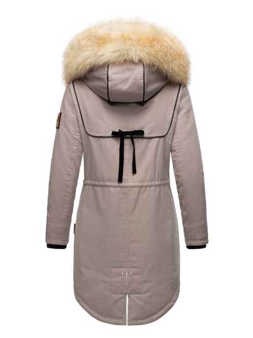 Navahoo Damen Winterjacke Bombi – Premium Kollektion mit Abnehmbarem Kunstfellkragen - Image 4