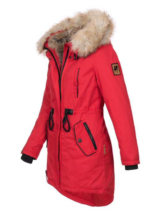 Navahoo Damen Winterjacke Bombi – Premium Kollektion mit Abnehmbarem Kunstfellkragen - Image 2