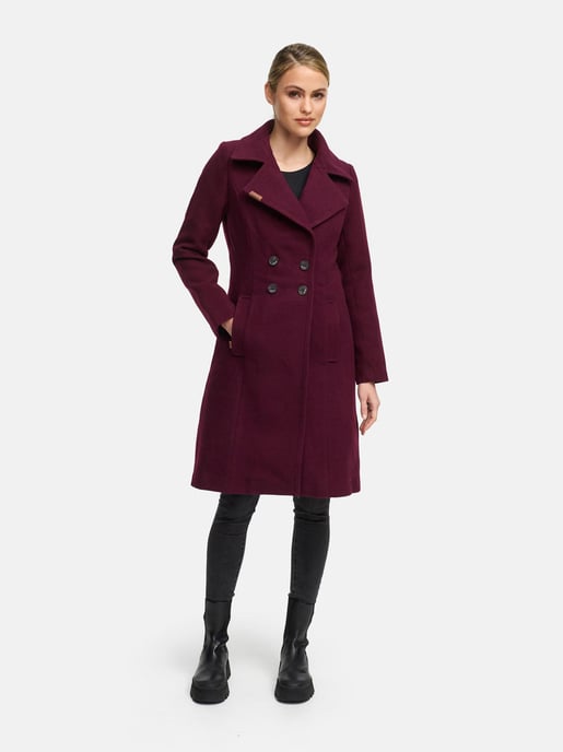 Navahoo Damen Trenchcoat Wooly – Premium Wintermantel mit Eleganter Passform - Image 6