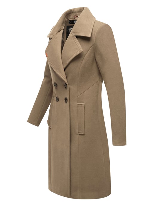 Navahoo Damen Trenchcoat Wooly – Premium Wintermantel mit Eleganter Passform - Image 3