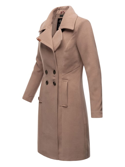 Navahoo Damen Trenchcoat Wooly – Premium Wintermantel mit Eleganter Passform - Image 3
