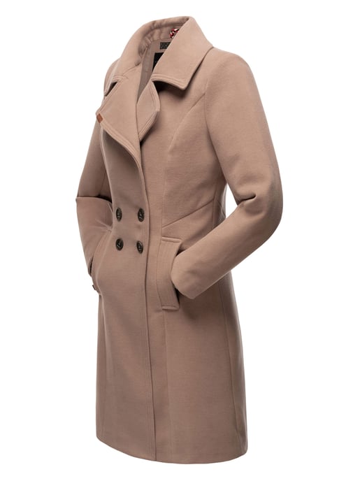 Navahoo Damen Trenchcoat Wooly – Premium Wintermantel mit Eleganter Passform - Image 4