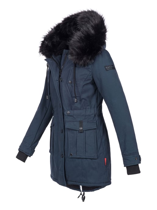 Navahoo Damen Winterjacke Luluna – Mit Teddyfell & Abnehmbarem Kunstfellkragen - Image 2