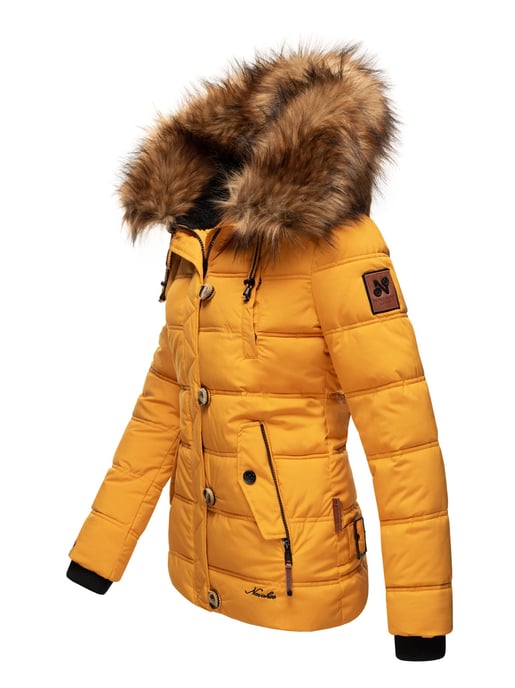 Navahoo Damen Winterjacke Zoja – Warm, Stylisch & Mit Abnehmbarem Kunstfellkragen - Image 3