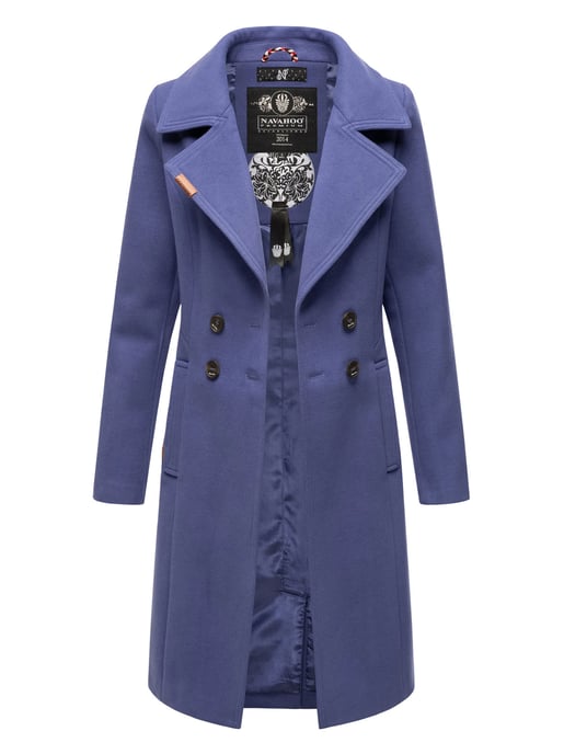 Navahoo Damen Trenchcoat Wooly – Premium Wintermantel mit Eleganter Passform - Image 2