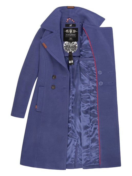 Navahoo Damen Trenchcoat Wooly – Premium Wintermantel mit Eleganter Passform - Image 5