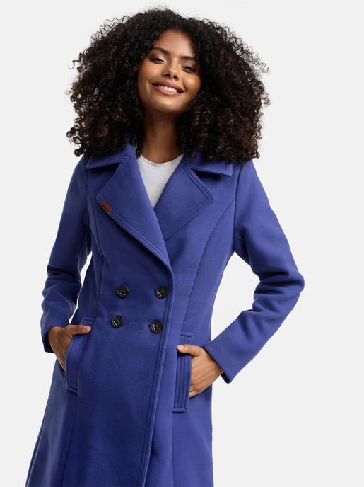 Navahoo Damen Trenchcoat Wooly – Premium Wintermantel mit Eleganter Passform - Image 6