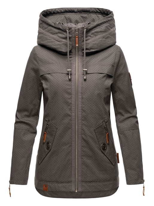 Navahoo Damen Übergangsjacke Wekoo – Leichte Baumwolljacke mit Kapuze - Image 2