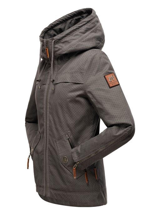 Navahoo Damen Übergangsjacke Wekoo – Leichte Baumwolljacke mit Kapuze - Image 4
