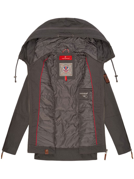 Navahoo Damen Übergangsjacke Wekoo – Leichte Baumwolljacke mit Kapuze - Image 6