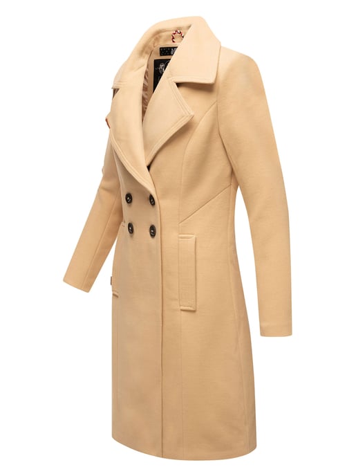 Navahoo Damen Trenchcoat Wooly – Premium Wintermantel mit Eleganter Passform - Image 3