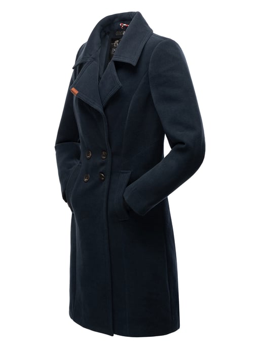 Navahoo Damen Trenchcoat Wooly – Premium Wintermantel mit Eleganter Passform - Image 4