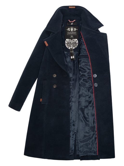 Navahoo Damen Trenchcoat Wooly – Premium Wintermantel mit Eleganter Passform - Image 6