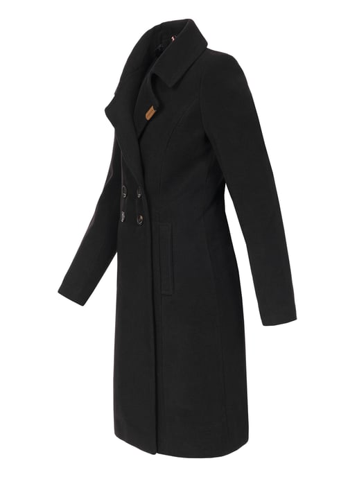 Navahoo Damen Trenchcoat Wooly – Premium Wintermantel mit Eleganter Passform - Image 2