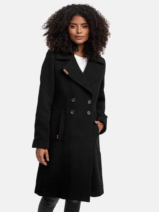 Navahoo Damen Trenchcoat Wooly – Premium Wintermantel mit Eleganter Passform - Image 4