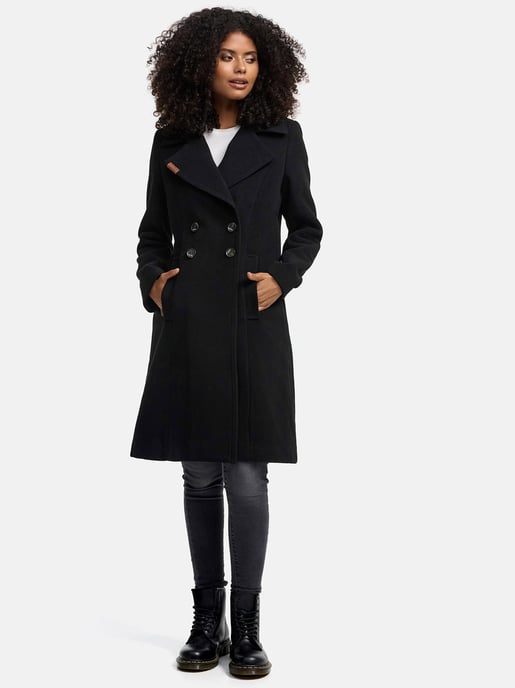 Navahoo Damen Trenchcoat Wooly – Premium Wintermantel mit Eleganter Passform - Image 5