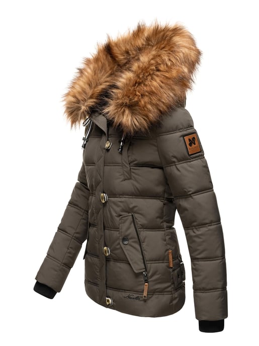 Navahoo Damen Winterjacke Zoja – Warm, Stylisch & Mit Abnehmbarem Kunstfellkragen - Image 3