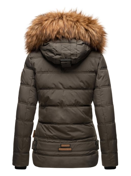 Navahoo Damen Winterjacke Zoja – Warm, Stylisch & Mit Abnehmbarem Kunstfellkragen - Image 4