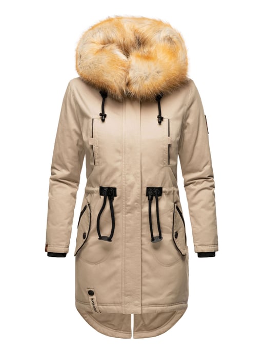 Navahoo Damen Winterjacke Bombi – Premium Kollektion mit Abnehmbarem Kunstfellkragen - Image 2