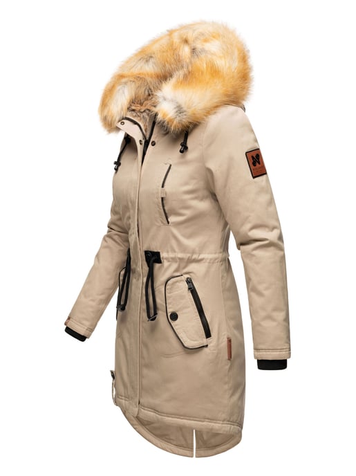 Navahoo Damen Winterjacke Bombi – Premium Kollektion mit Abnehmbarem Kunstfellkragen - Image 3