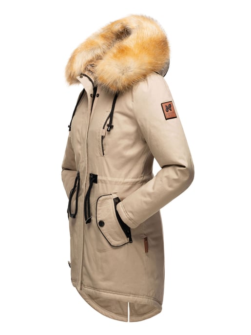 Navahoo Damen Winterjacke Bombi – Premium Kollektion mit Abnehmbarem Kunstfellkragen - Image 4