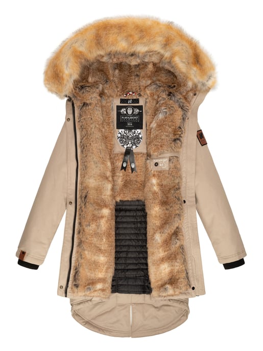 Navahoo Damen Winterjacke Bombi – Premium Kollektion mit Abnehmbarem Kunstfellkragen - Image 6