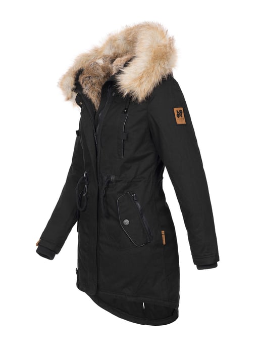 Navahoo Damen Winterjacke Bombi – Premium Kollektion mit Abnehmbarem Kunstfellkragen - Image 2
