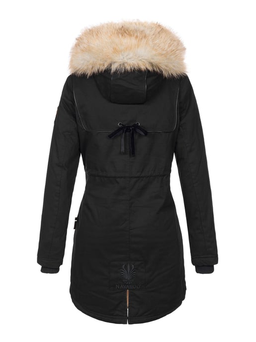 Navahoo Damen Winterjacke Bombi – Premium Kollektion mit Abnehmbarem Kunstfellkragen - Image 3