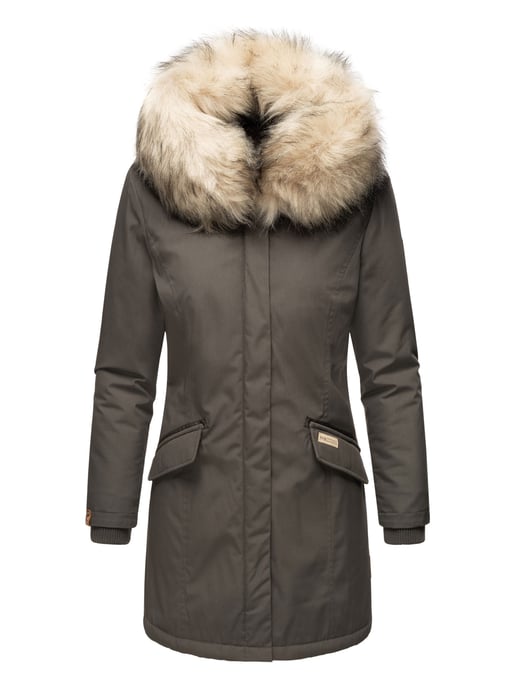 Navahoo Damen Winter Parka Cristal – Premium Kollektion mit Abnehmbarem Kunstfellkragen - Image 2