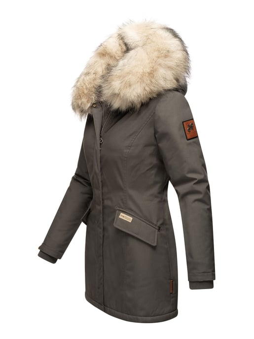 Navahoo Damen Winter Parka Cristal – Premium Kollektion mit Abnehmbarem Kunstfellkragen - Image 3
