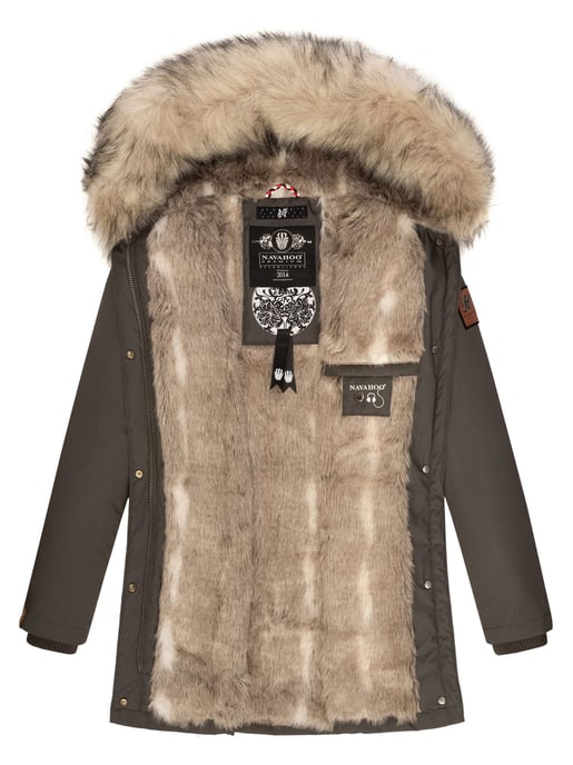Navahoo Damen Winter Parka Cristal – Premium Kollektion mit Abnehmbarem Kunstfellkragen - Image 6