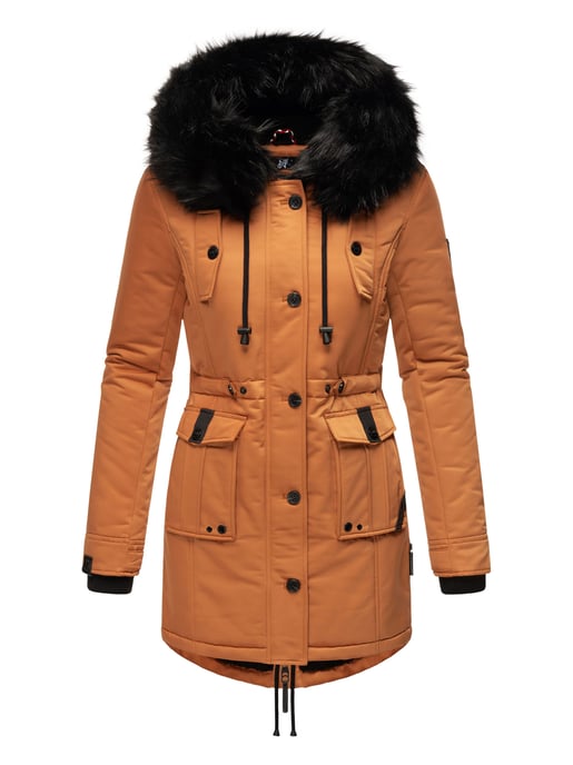 Navahoo Damen Winterjacke Luluna-Princess – Warm, Stylisch & Mit Teddyfell und Kunstfellkragen - Image 2