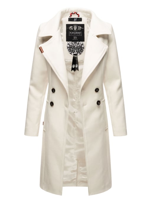 Navahoo Damen Trenchcoat Wooly – Premium Wintermantel mit Eleganter Passform - Image 2