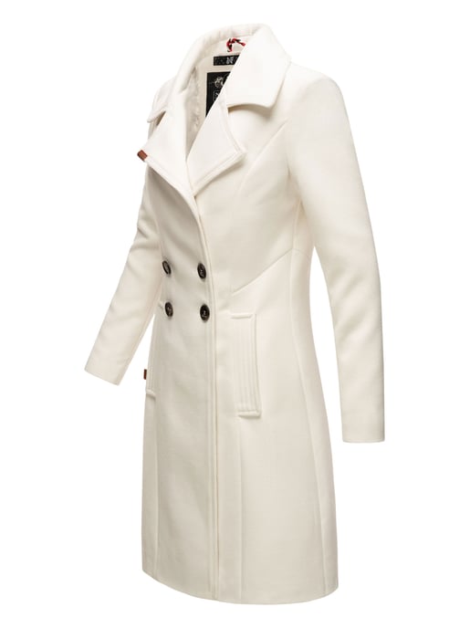 Navahoo Damen Trenchcoat Wooly – Premium Wintermantel mit Eleganter Passform - Image 3